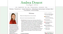 Desktop Screenshot of andreadoucet.com