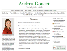 Tablet Screenshot of andreadoucet.com